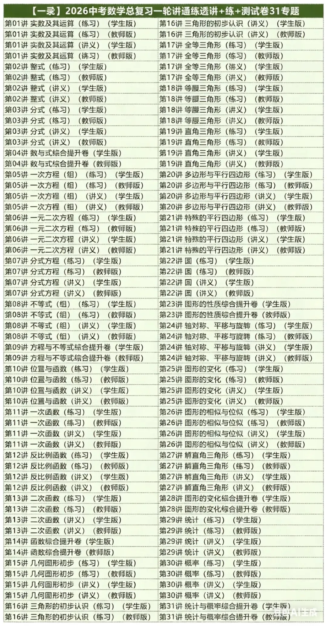 2026中考数学总复习一二轮讲通练透.线上项目合作.线上兼职免费入职:初中数学录题/各学科网课.换教师群+学科群+家教群. 第3张