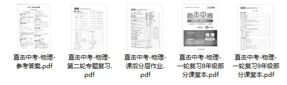 【精选资料】直击中考-物理(2026深圳专版) 第6张