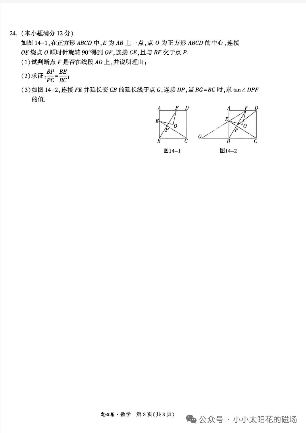 2026年中考数学定心卷(考前必刷) 第9张