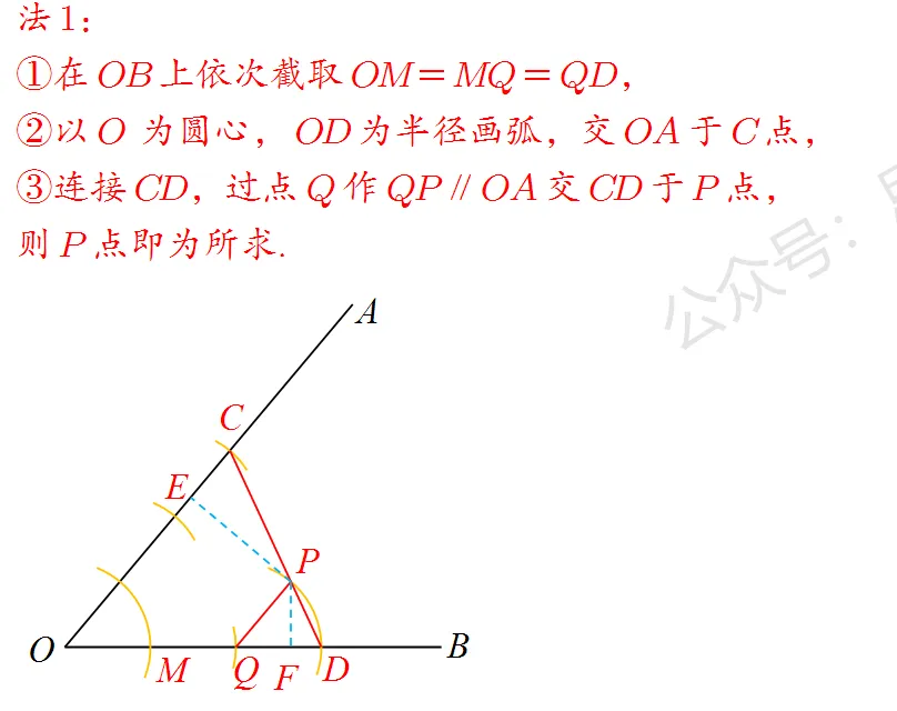 郑外中考复习,一道尺规题的多种作法及变式 第4张