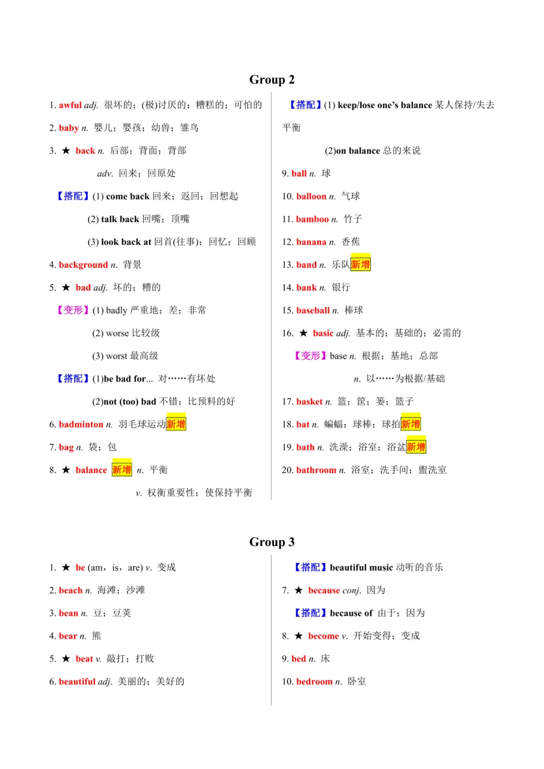 中考专项英语 《专题01 20天搞定中考必背1600词(一)》 第13张