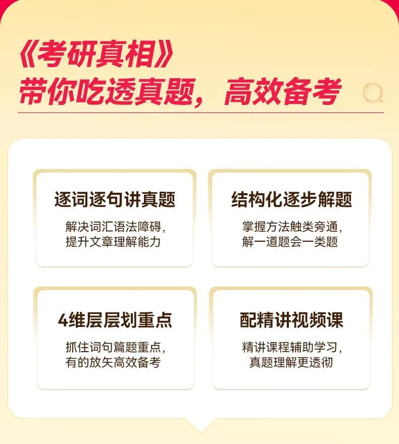 【逐题细解】2027考研真相英语二历年真题试卷2007-2026年 2027考研真相试卷手译本词汇 巨微文化考研真相规律 第7张