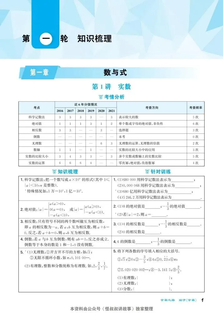 初中7科《翰庭学霸中考》电子版,可下载可打印,免费分享! 第4张