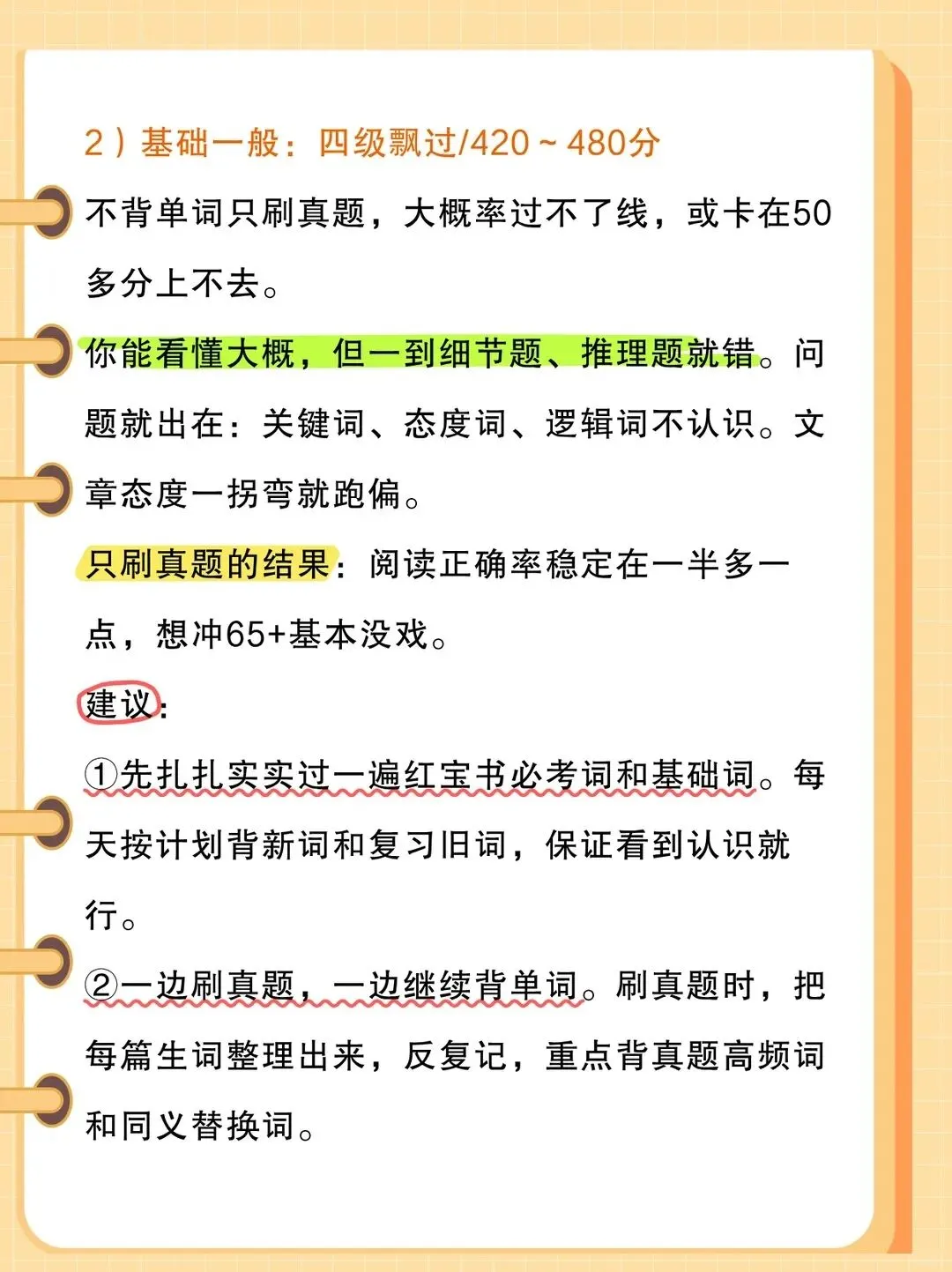 考研英语能不能不背单词只刷真题? 第4张