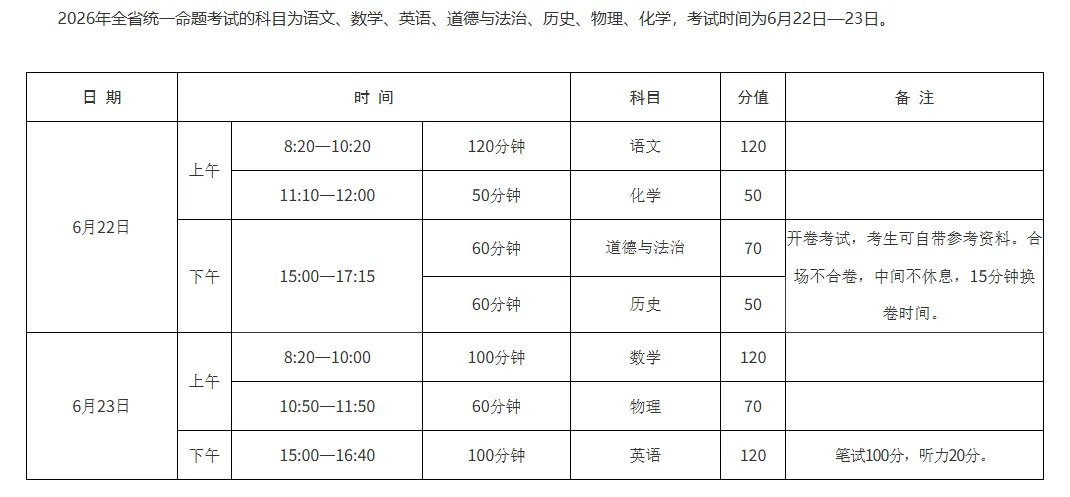 2026河南中考定了!730分这样考,家长速看 第2张