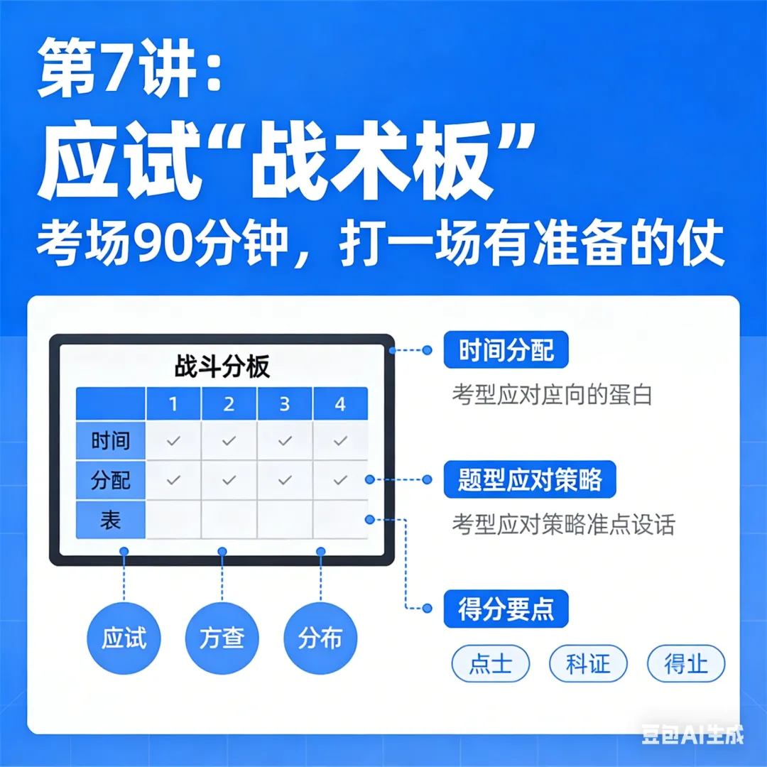 中考作文进化论|第7讲:应试“战术板”考场90分钟,打一场有准备的仗 第3张