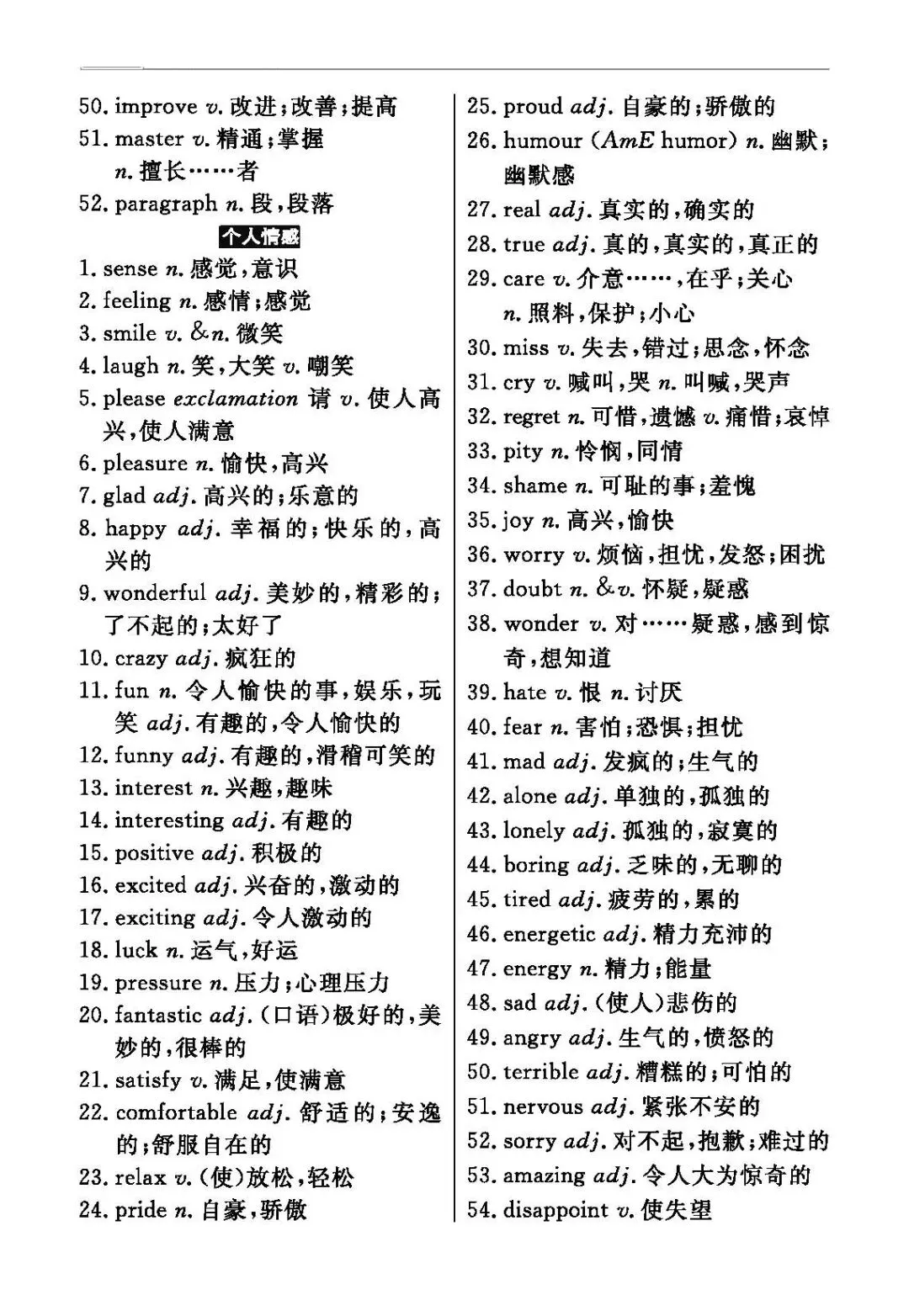 中考英语新课标三级词汇汇总 第14张