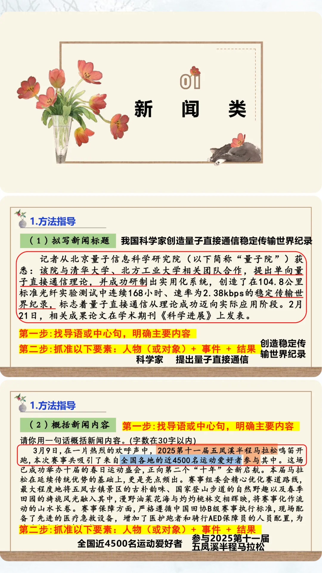 中考语文专项复习 信息提取纯干货) 第2张