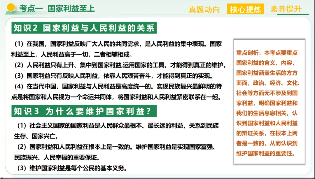 2026 中考 道德与法治 二轮复习 模块突破 模块四:国情国策 08 维护国家利益 第16张