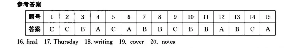 【中考英语听力训练19】2025年信阳市中考二模英语听力、试题及答案 第4张
