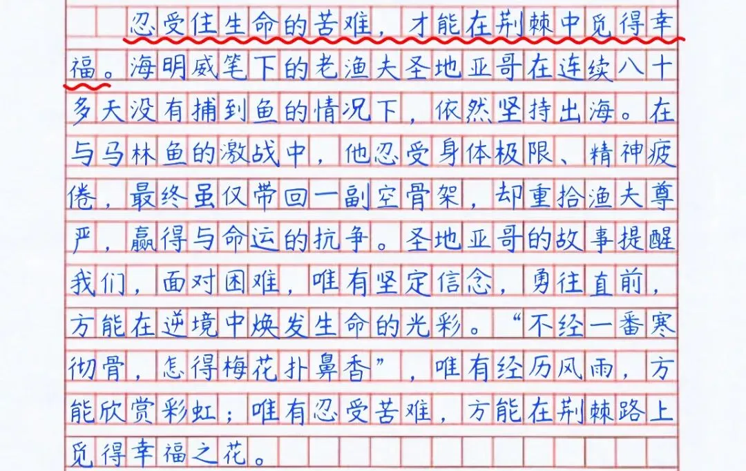 【中考议论文满分佳作解析】|《忍受与享受》逐段拆解教你写高分 第4张