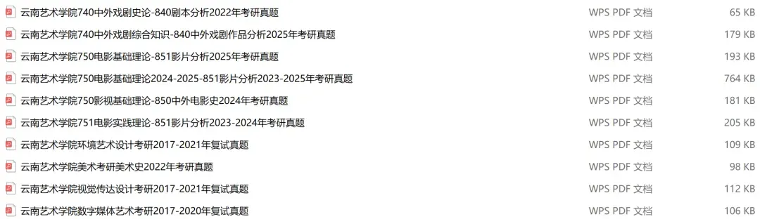 云南艺术学院考研专业课历年真题汇总(含2026真题) 第2张