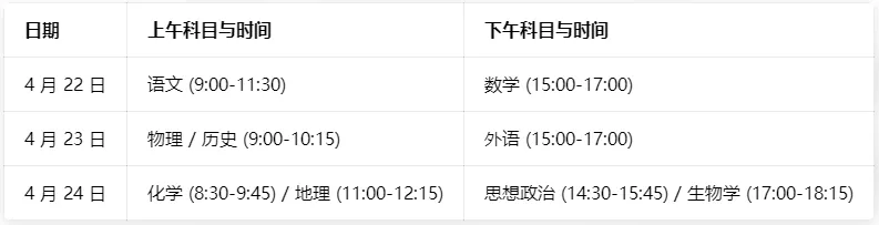 2026 大同高三二模时间已定!附更多模考试题及答案! 第2张