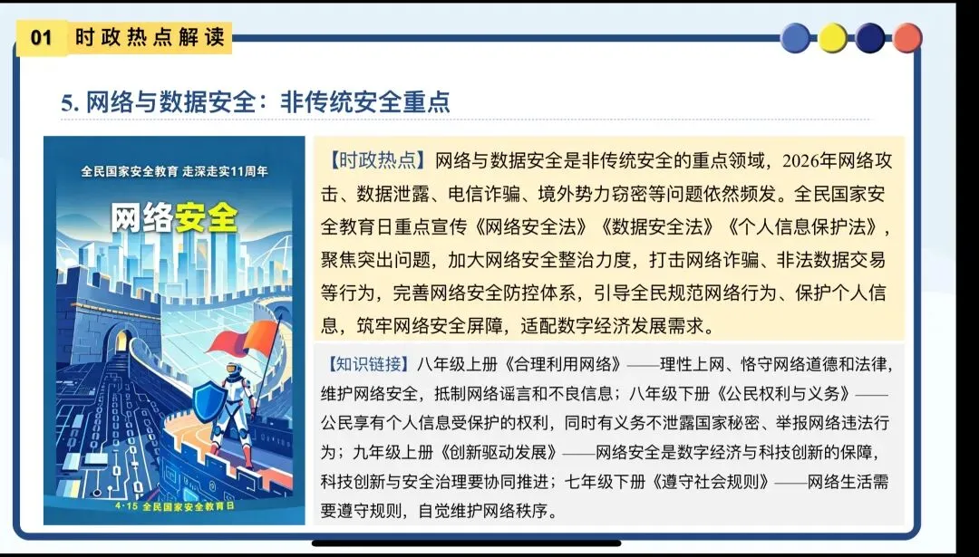 中考道法时政热点——全民国家安全教育日 第7张