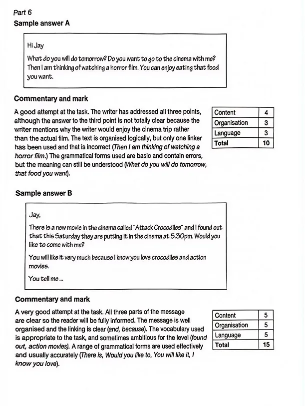 KET必刷官方真题!Test 1阅读+写作+听力+答案+范文一套免费领! 第11张