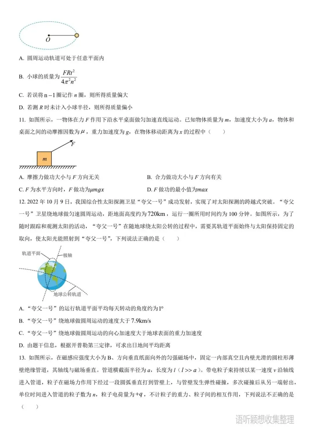 《2023年高考真题》语文/数学/英语/物理/化学/生物/政治/历史/地理,PDF版/可打印,免费下载, 第3张