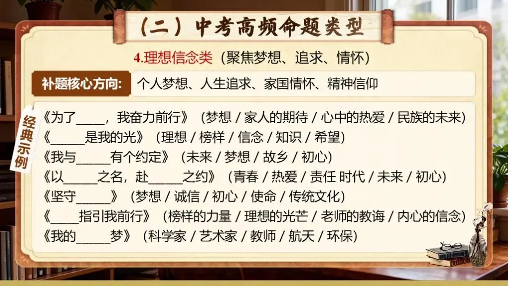 中考语文复习《专题二十一:半命题作文写作知识与技巧》 | 半命题作文:技法精讲,备考必备 第11张