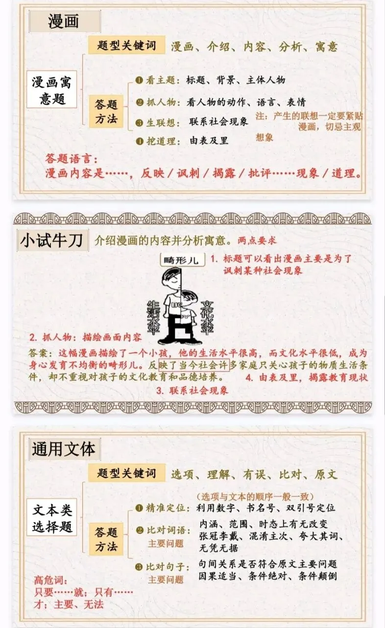 中考非连续性文本阅读,一节课讲透! 第5张