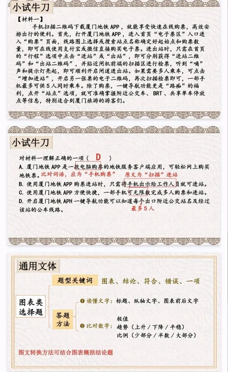 中考非连续性文本阅读,一节课讲透! 第6张