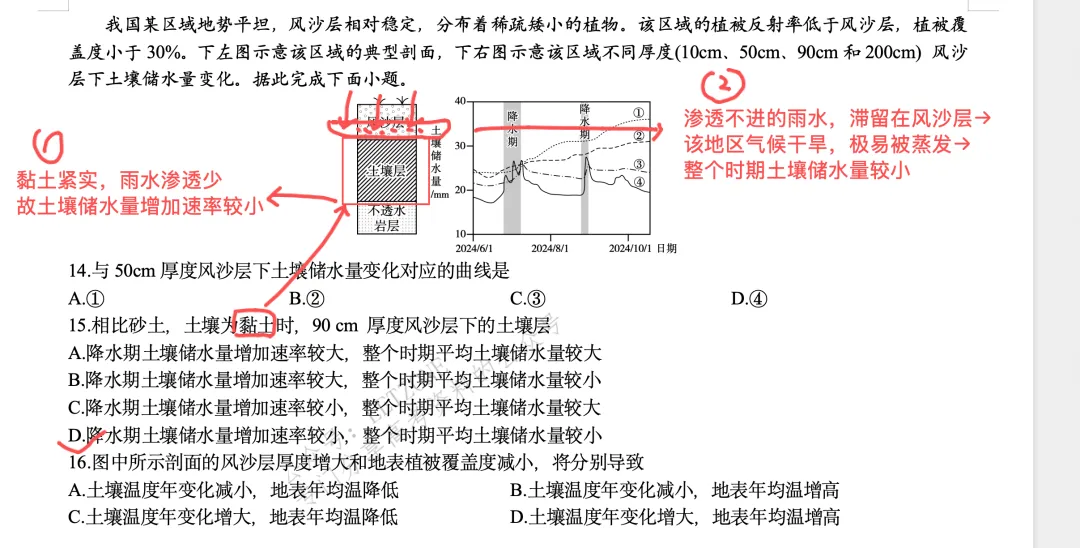 【快解】2025年福建省高考地理真题·选择题部分(参考过官方答案) 第14张