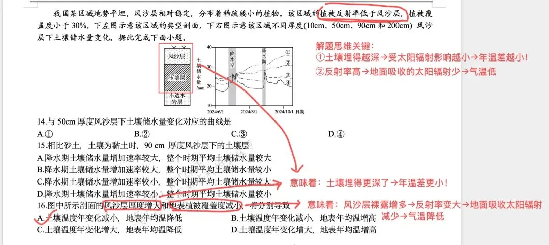 【快解】2025年福建省高考地理真题·选择题部分(参考过官方答案) 第15张