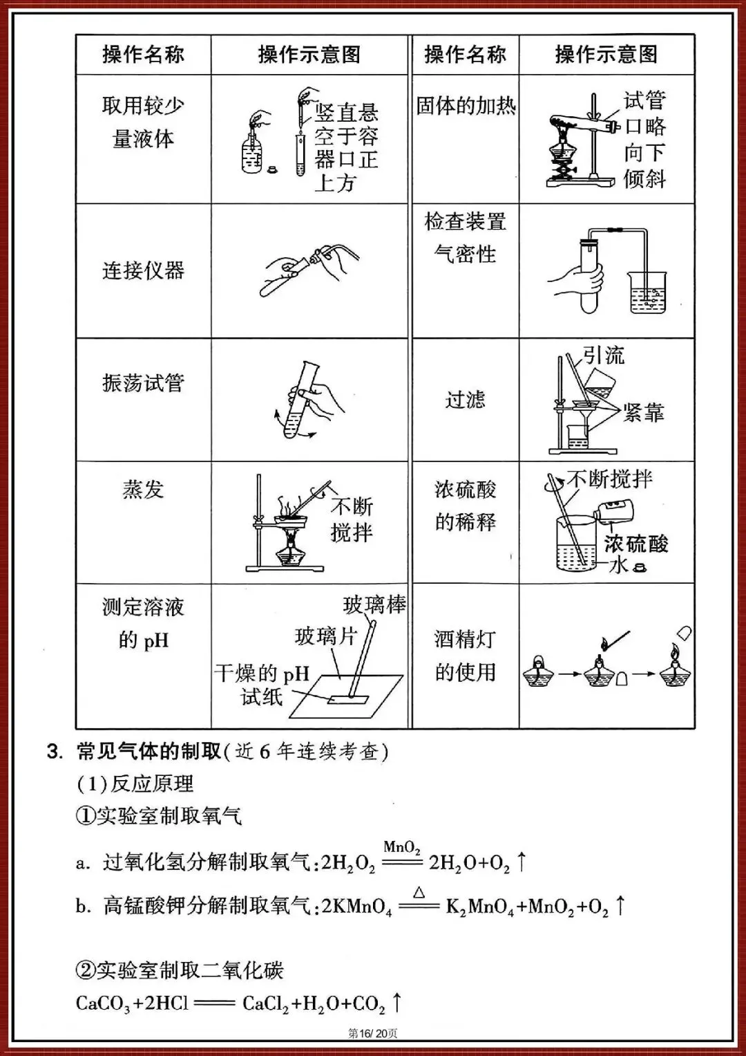中考冲刺|2026 年中考化学考前复习提分手册(电子版可打印) 第9张