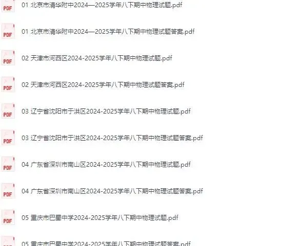 2025年度全国名区名校初中下学期期中真题卷七八九年级一模试题卷下载分享 第16张