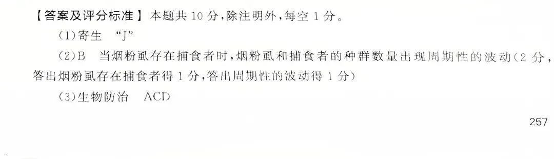 【生物】高考真题的官方答案(1) 第2张