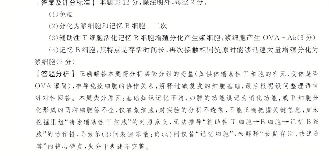 【生物】高考真题的官方答案(1) 第10张