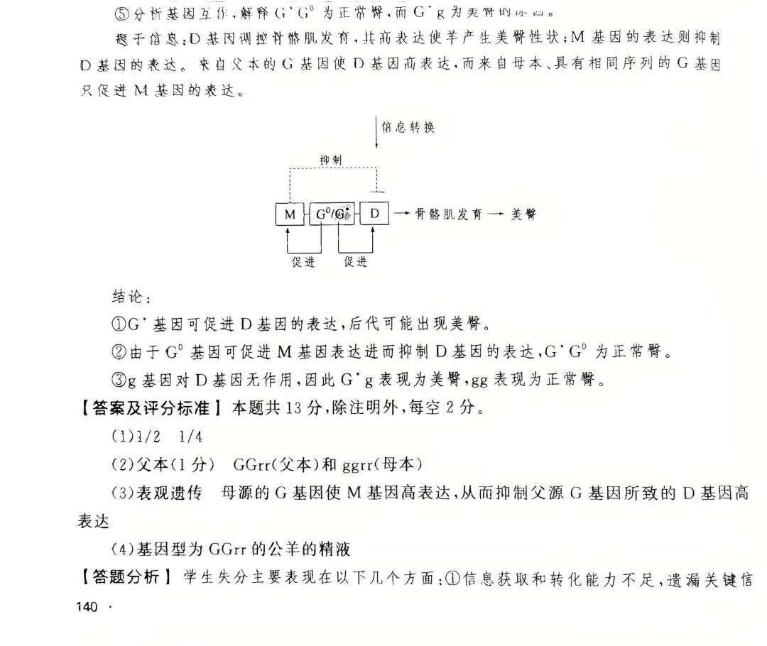 【生物】高考真题的官方答案(1) 第17张