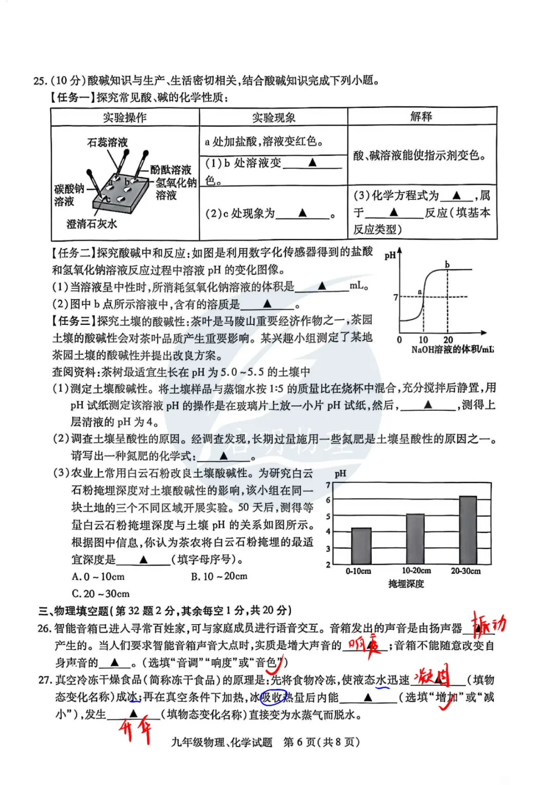 【中考冲刺】26年徐州铜山一模物理试卷解析 第6张