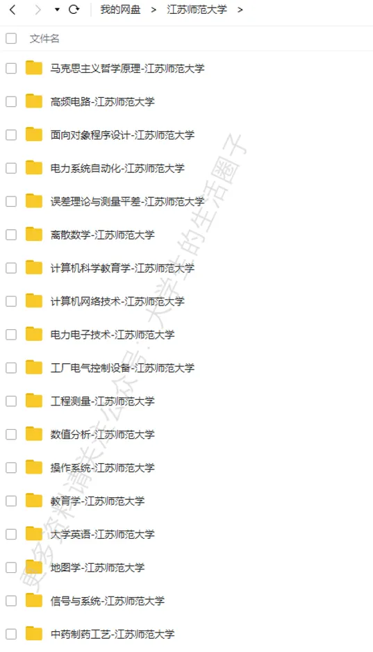 江苏师范大学期末考试多科目历年试卷真题免费领取,江苏师大同学的专属福利来了! 第6张