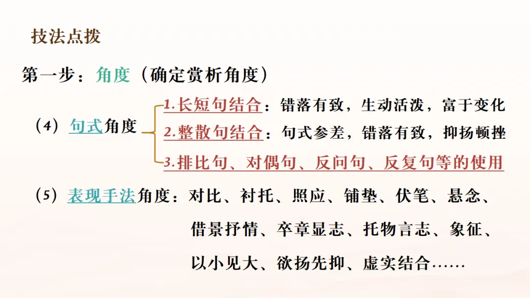 2026年中考专题复习:赏析类题型考点突破ppt 第7张