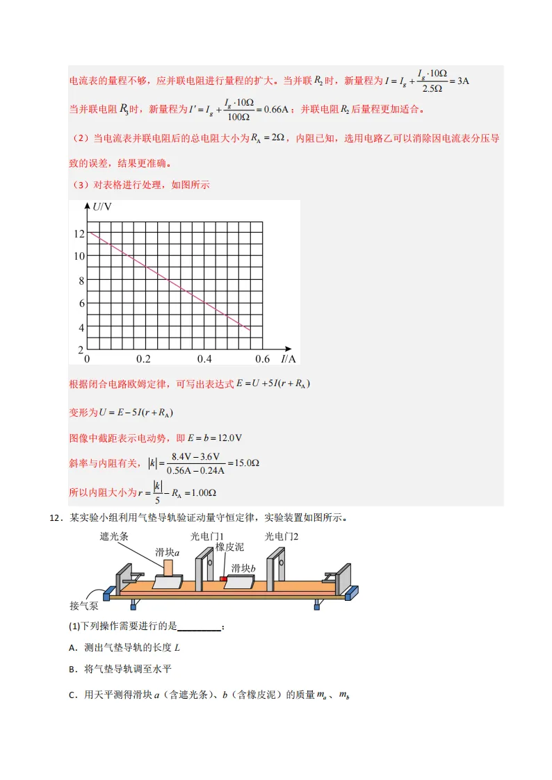 2026年高考物理、化学第二次模拟考试试题汇编 第17张