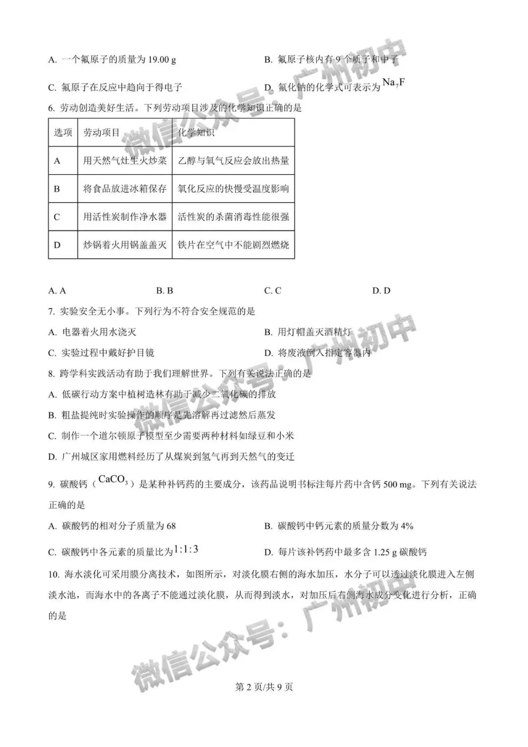 一模统考在即!2026 广州名校一模真题速领下载! 第17张