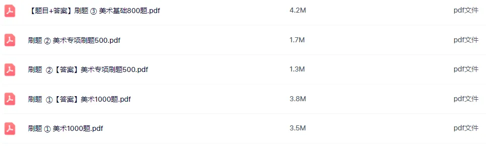 26-贵州特岗《美术》真题参考+高频考点笔记+1000刷题+八套模拟卷! 第7张