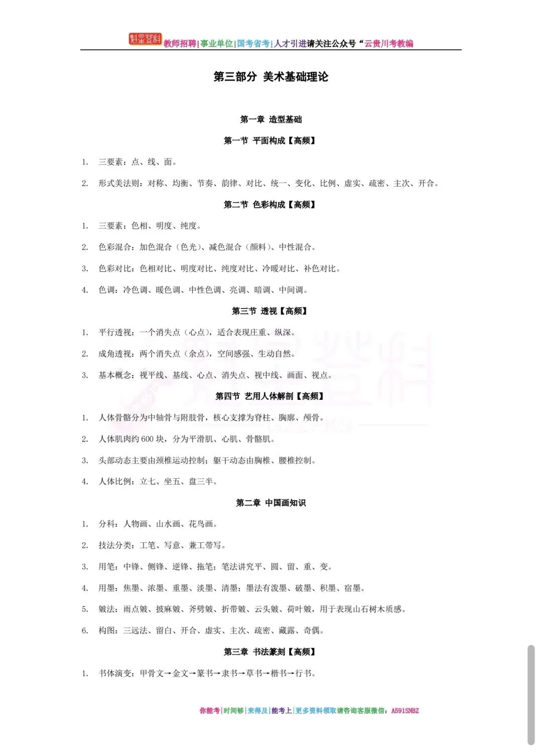 26-贵州特岗《美术》真题参考+高频考点笔记+1000刷题+八套模拟卷! 第14张