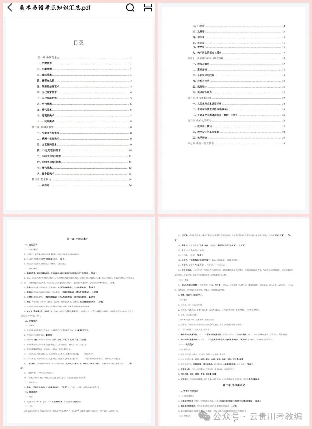26-贵州特岗《美术》真题参考+高频考点笔记+1000刷题+八套模拟卷! 第20张