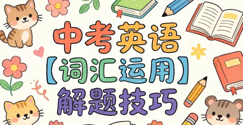 中考英语【词汇运用】解题技巧 第1张
