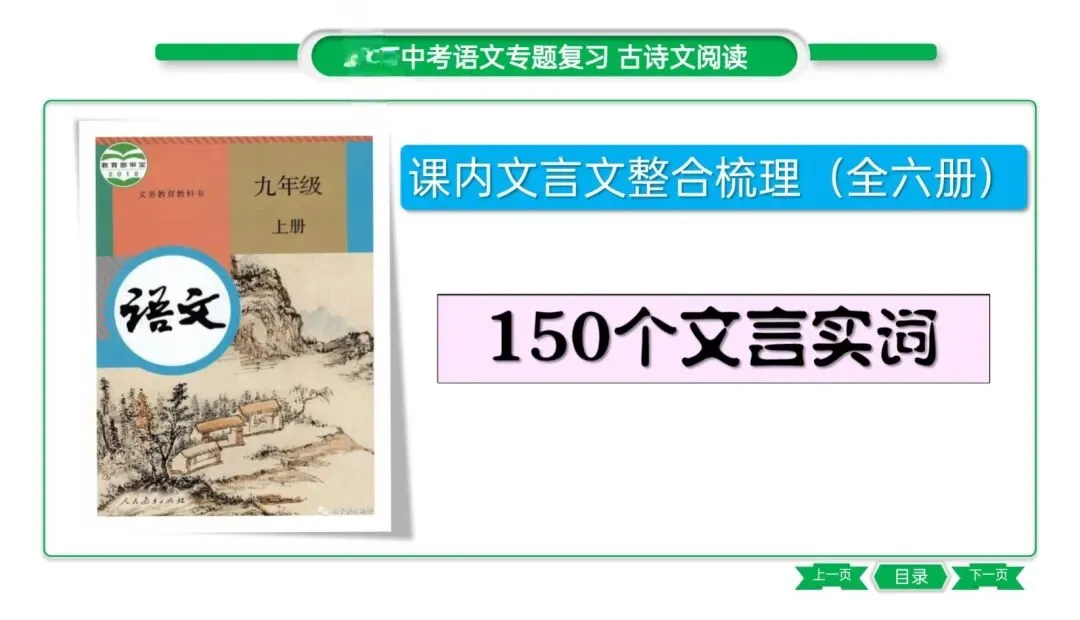 2026年中考专题复习:150个文言实词ppt 第2张