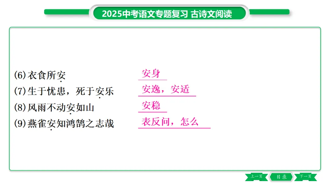 2026年中考专题复习:150个文言实词ppt 第4张