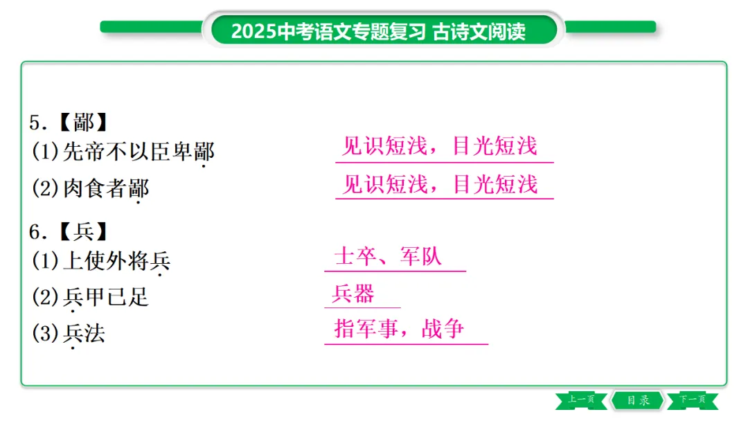 2026年中考专题复习:150个文言实词ppt 第9张
