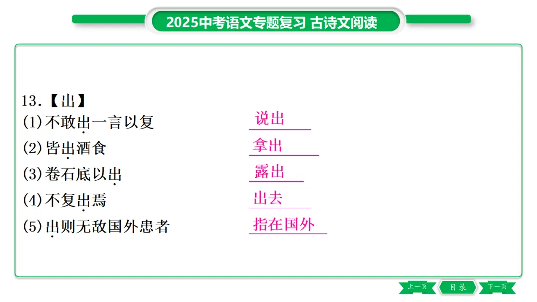 2026年中考专题复习:150个文言实词ppt 第17张