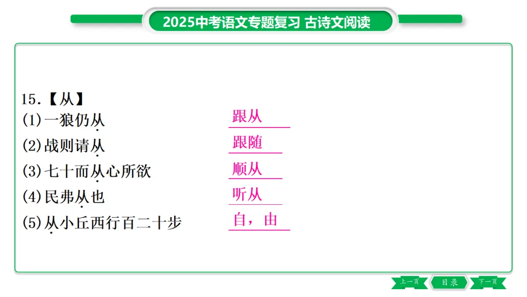 2026年中考专题复习:150个文言实词ppt 第20张
