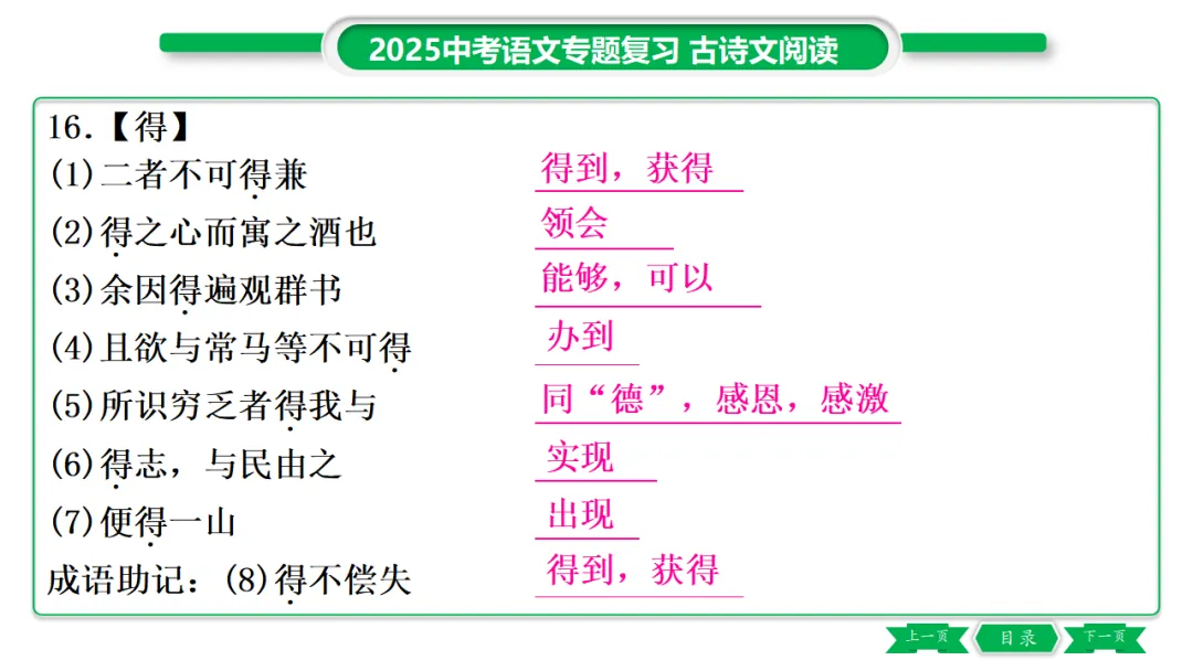 2026年中考专题复习:150个文言实词ppt 第22张