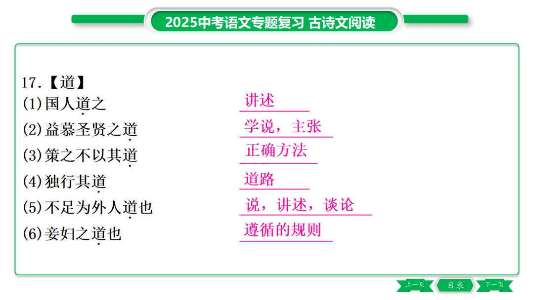 2026年中考专题复习:150个文言实词ppt 第23张