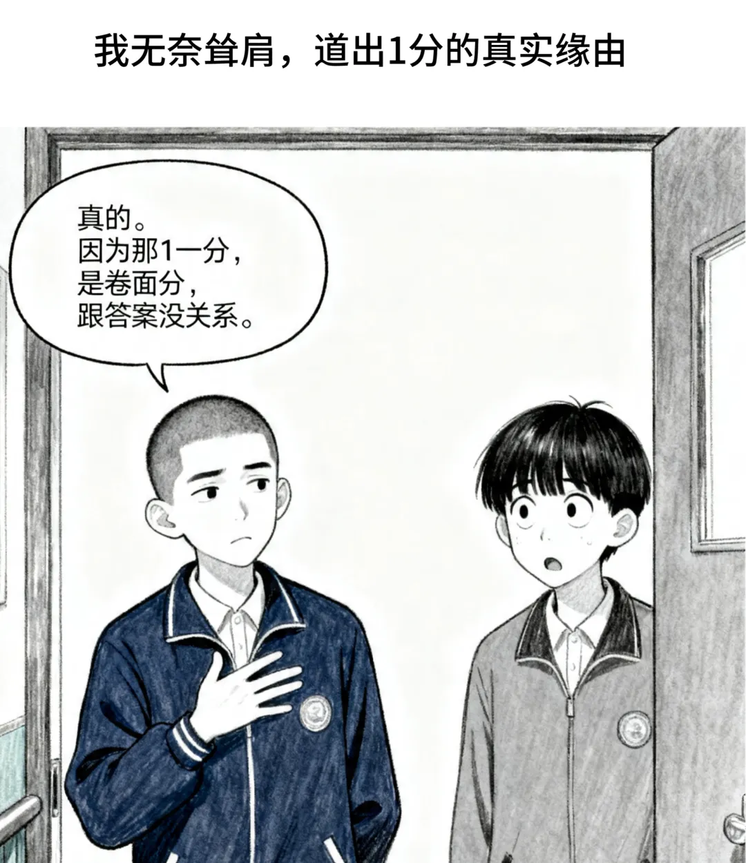 趣味漫画:试卷最后一大题的答案! 第5张