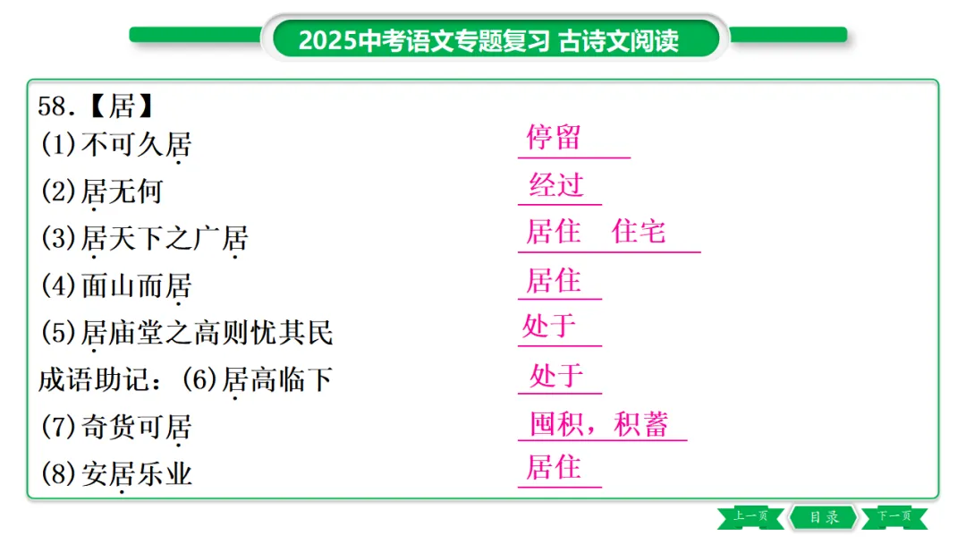 2026年中考专题复习:150个文言实词ppt 第72张