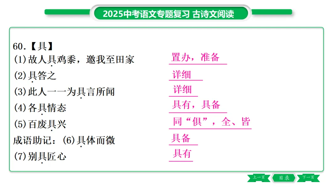 2026年中考专题复习:150个文言实词ppt 第74张