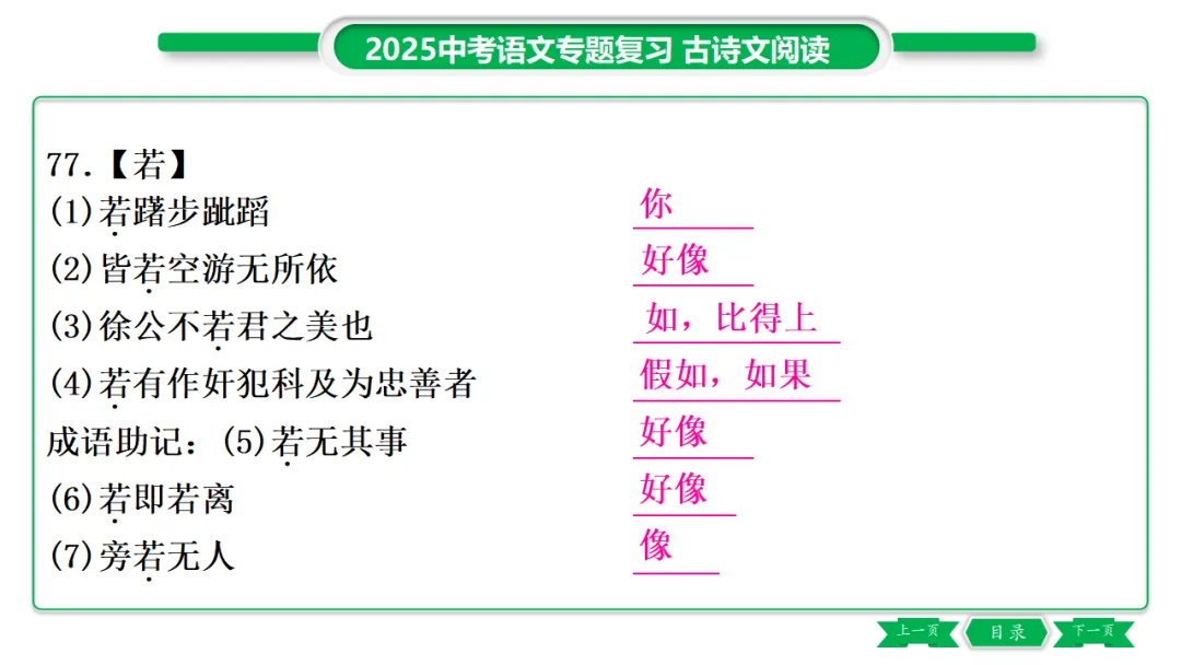 2026年中考专题复习:150个文言实词ppt 第96张